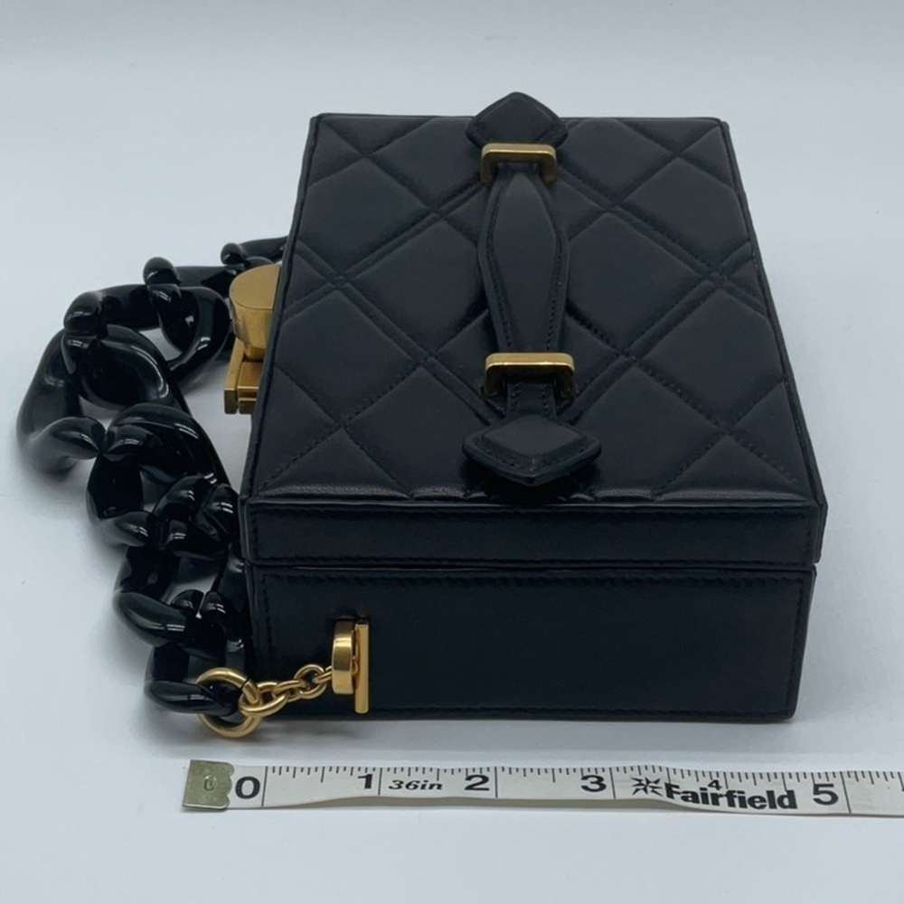 Oscar de la Renta Alibi Minaudiere quilted clutch bag - Picture 3 of 14